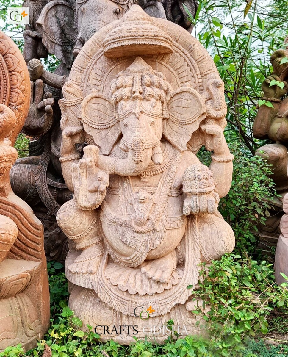 Ganesha Stone Statue